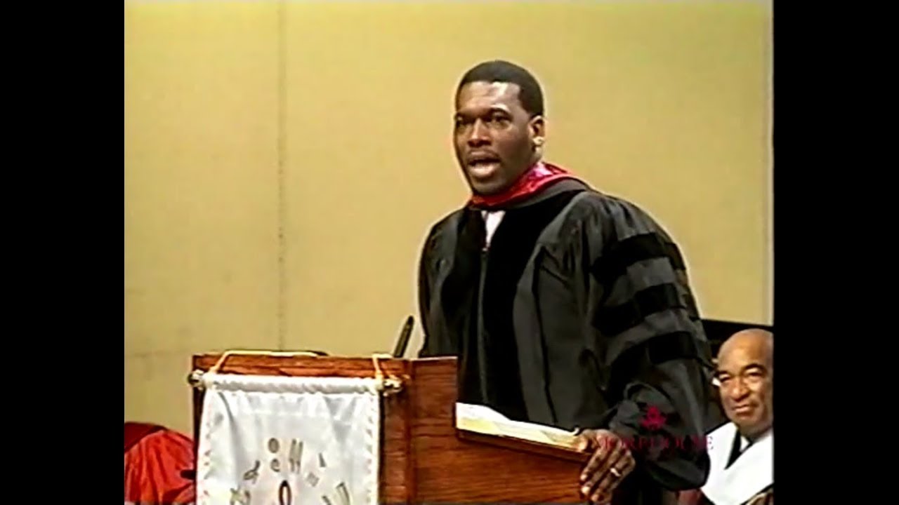 Dr. Jamal Bryant 94' - Morehouse Baccalaureate 2005 (POWERFUL TESTIMONY)