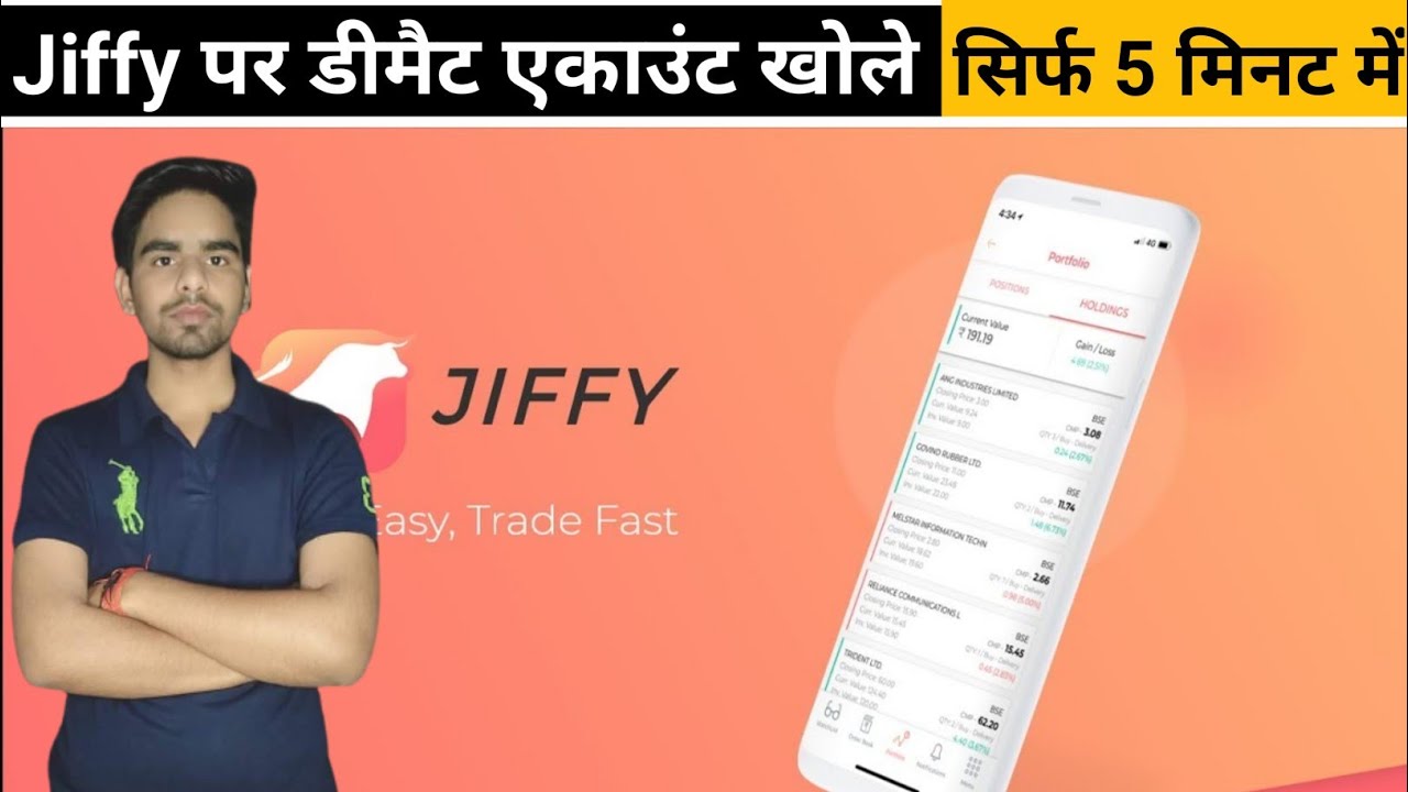 How can I open a Demat account in jiffy? l Jiffy Trading Account