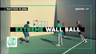 4 Player High INTENSITY Wall Ball Game | How to PLAY games outdoors screenshot 2