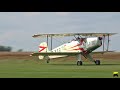 Bücker 131 Jungmann take off and landing