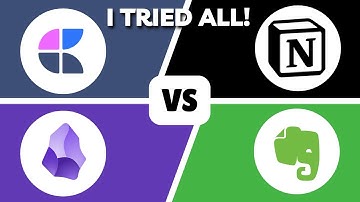 Craft vs Notion vs Obsidian vs Evernote – Which Productivity Tool is BETTER For You in 2025?