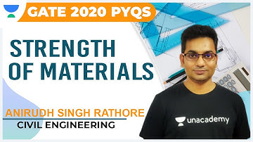 Strength of Materials | GATE 2020 PYQs | Anirudh Singh Rathore