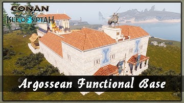 HOW TO BUILD A FUNCTIONAL ARGOSSEAN BASE [SPEED BUILD] - CONAN EXILES