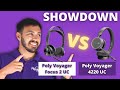 SHOWDOWN Poly Voyager Focus 2 UC Vs.  Poly Voyager 4220 UC -  LIVE MIC TEST!