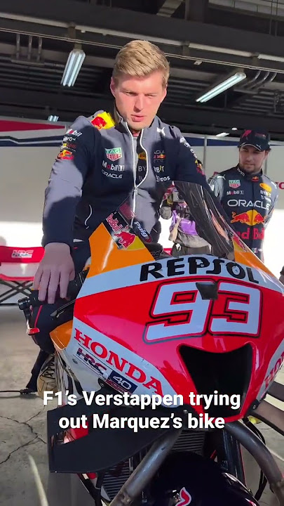 Do you guys think it suits him? 🤔 #MotoGP #F1 #MarcMarquez #MaxVerstappen #motorsports #superbike