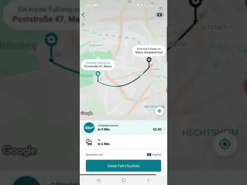 So funktioniert die MainzRIDER-App!