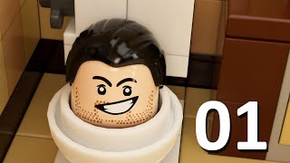 skibidi toilet 1 in LEGO