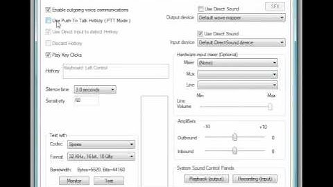 UGT Servers - How to setup a Push to Talk on ventrilo