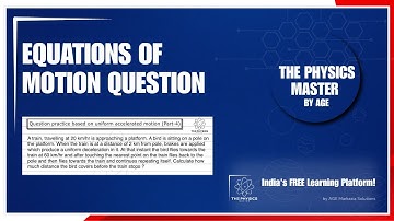 Equations of Motion | Train-Bird Problem, Stopping Distance & Bullet Plank Numericals | Class 11