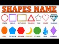 Shapes Name for kids | आकृतियों के नाम  | Learn Shapes Name in Hindi &amp; English | Basic Shapes Name