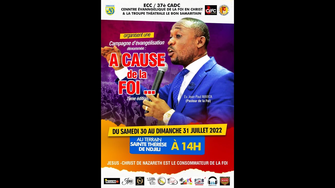 SPECIAL A CAUSE DE LA FOI AVEC PASTEUR DE LA FOI DU DIMANCHE 24 JUILLET ...