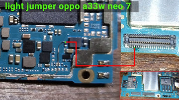 jumper jalur lampu oppo neo 7 A33W