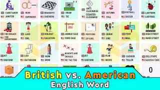 British vs American English Words: Differences Between American and British English Vocabulary