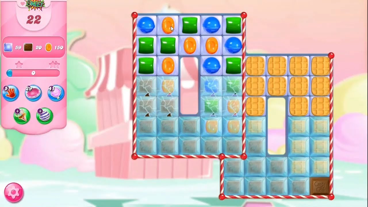 キャンディ Candy Crush Saga Level 5345 NO BOOSTERS - YouTube