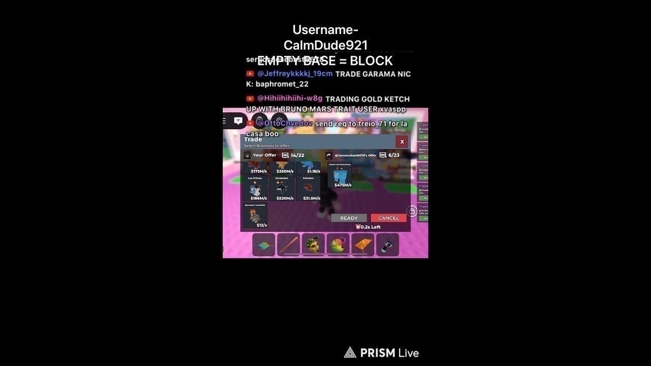 TRADING IN STEAL A BRAINROT ALSO HELPING INDEX FOR BRAINROT