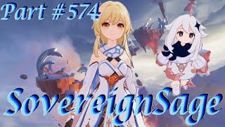 GI [Part 574] Exploring Around The Volcano & Starting Path To The Flaming Peaks World Quest!
