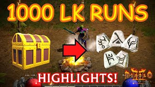 D2R 1000 LK Runs (Lower Kurast Rune Farming)