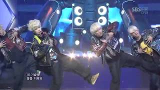 [120129] B.A.P. - Warrior (Debut Stage 2/2) [Inkigayo] Resimi