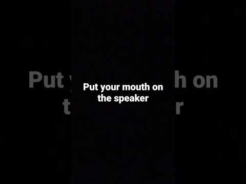 it makes a weird sound
