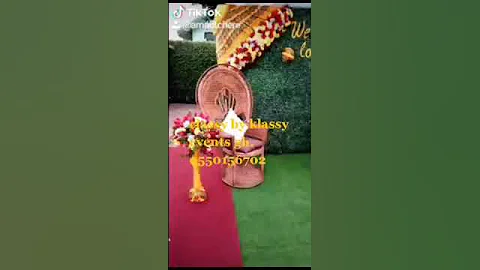 Ghanaian traditional marriage decor.