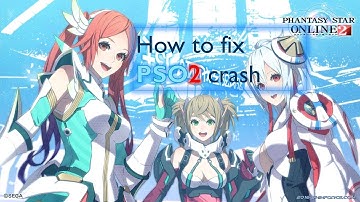 pso2 how to fix crash