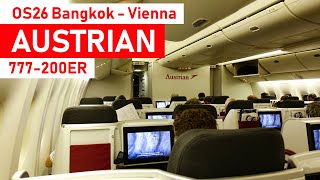 TRIPREPORT | Austrian Airlines (ECONOMY) | Boeing 777-200 | Vienna - Tokyo Narita