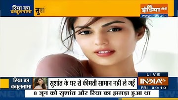 Rhea called actor sister on June 8, told her regarding contention with Sushant