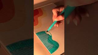 Satisfying Abstract Art 🎨 Marker Coloring ASMR #shorts