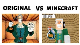 Dr. Livesey Walking (Original Vs Minecraft)