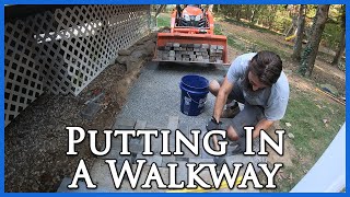 putting in a walkway