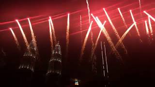 National Day / Independence Day countdown 31st August 2018 magnificent fireworks at twin tower KLCC