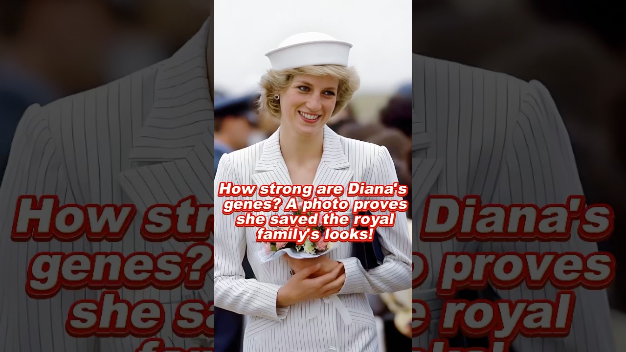 How strong are Diana's genes? A photo proves she saved the royal family's looks! 