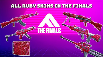 All Ruby Skins in THE FINALS | Season 3–6 Ruby Rewards