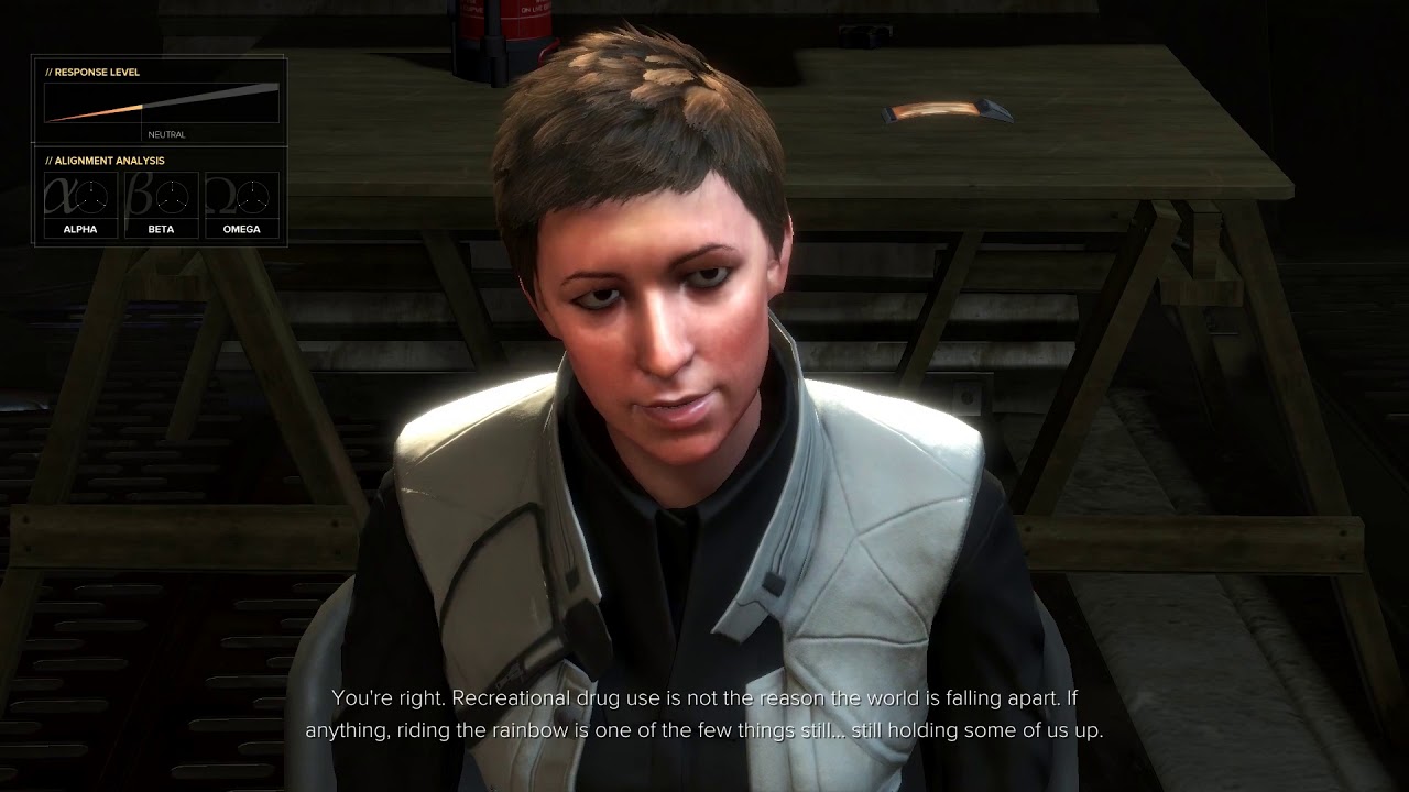 square enix music Deus Ex Mankind Divided - How To Win Debate With Neon Chemist