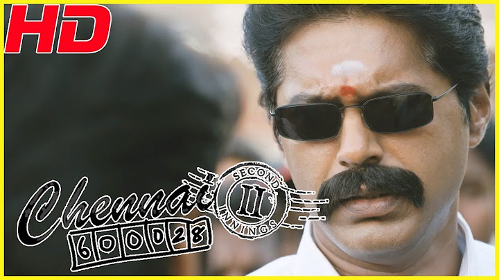 Chennai 600028 II fULL mOVIE SCENES | Chennai Sharks team decides to play match against Vaibhav