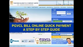 PGVCL Quick Payment  - Make PGVCL Online Bill Payment Without Login screenshot 1