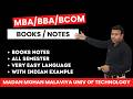 MBA Notes &amp; Books | Madan Mohan Malaviya Univ of Technology Complete Study Material 2026