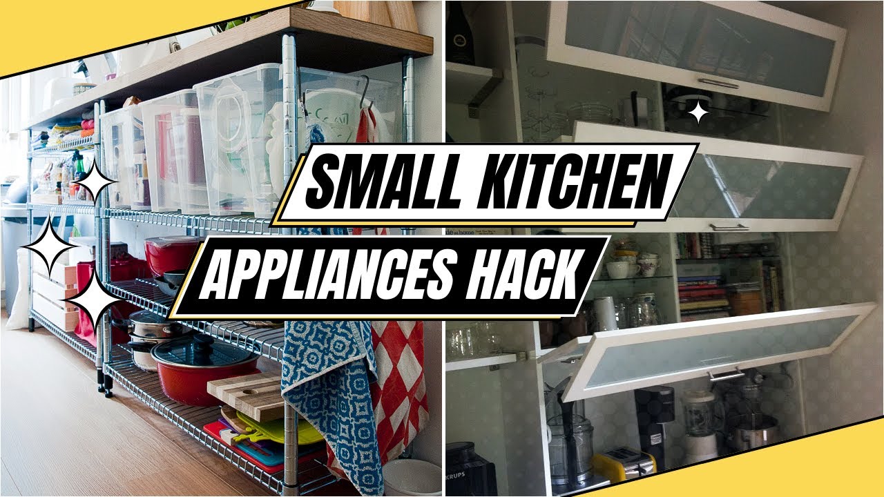 11 Sneaky Storage Ideas for Small Appliances