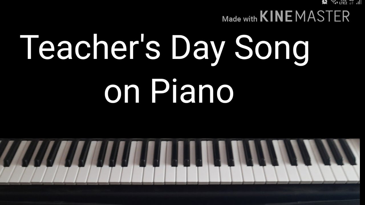 Teacher's Day Song on Piano | Thank You Teacher's | Episode 49 | All In ...