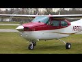 Cessna T210L [FunForLouis] Landing, Startup and Takeoff [EHSE]