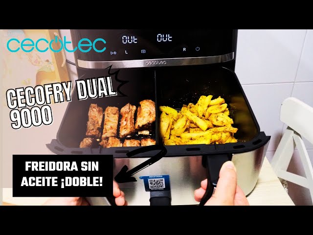 Moulinex XXL y cecotec 9000 dual #freidoeadeaire #airfryer #cecotec #c