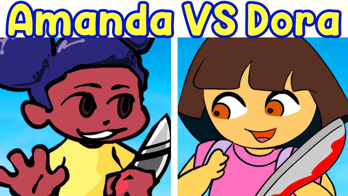 fnf vs amanda the adventurer phase 1 concept by pinkiemani on