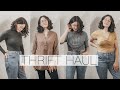 FALL THRIFT HAUL & TRY ON