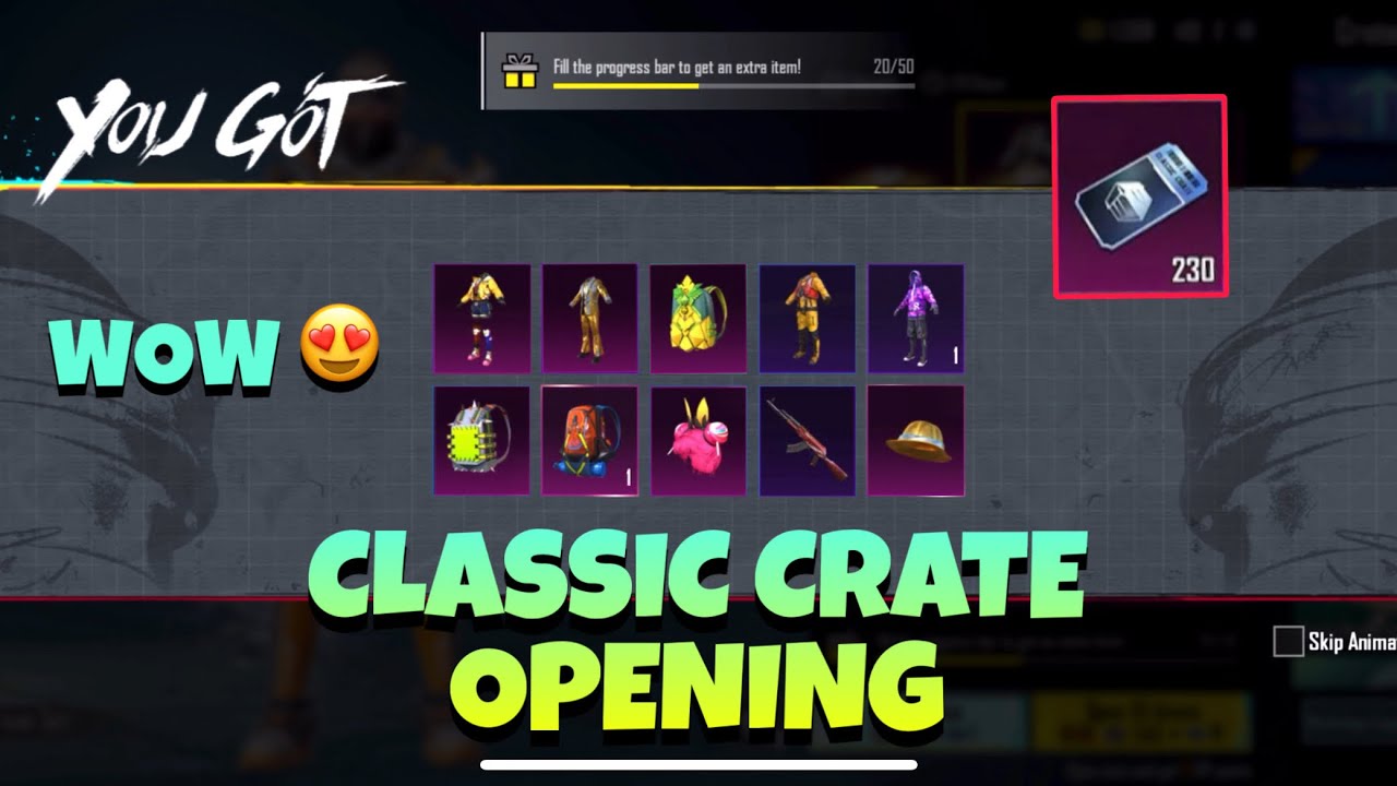 😍 New Classic Crate Opening In Bgmi New Classic Crate Bgmi Ranveer