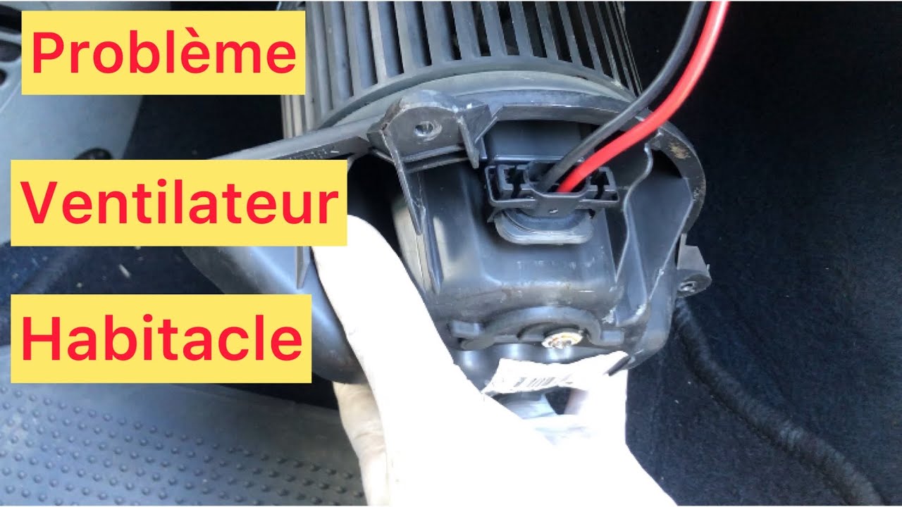 Problème ventilateur habitacle Renault Scenic - YouTube