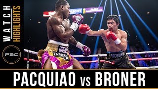 Pacquiao vs Broner Highlights: January 19, 2019 - PBC on Showtime PPV