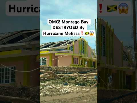 Hurricane Melissa DESTROYED MONTEGO BAY, Jamaica #hurricanemelissa #montegobay #jamaica