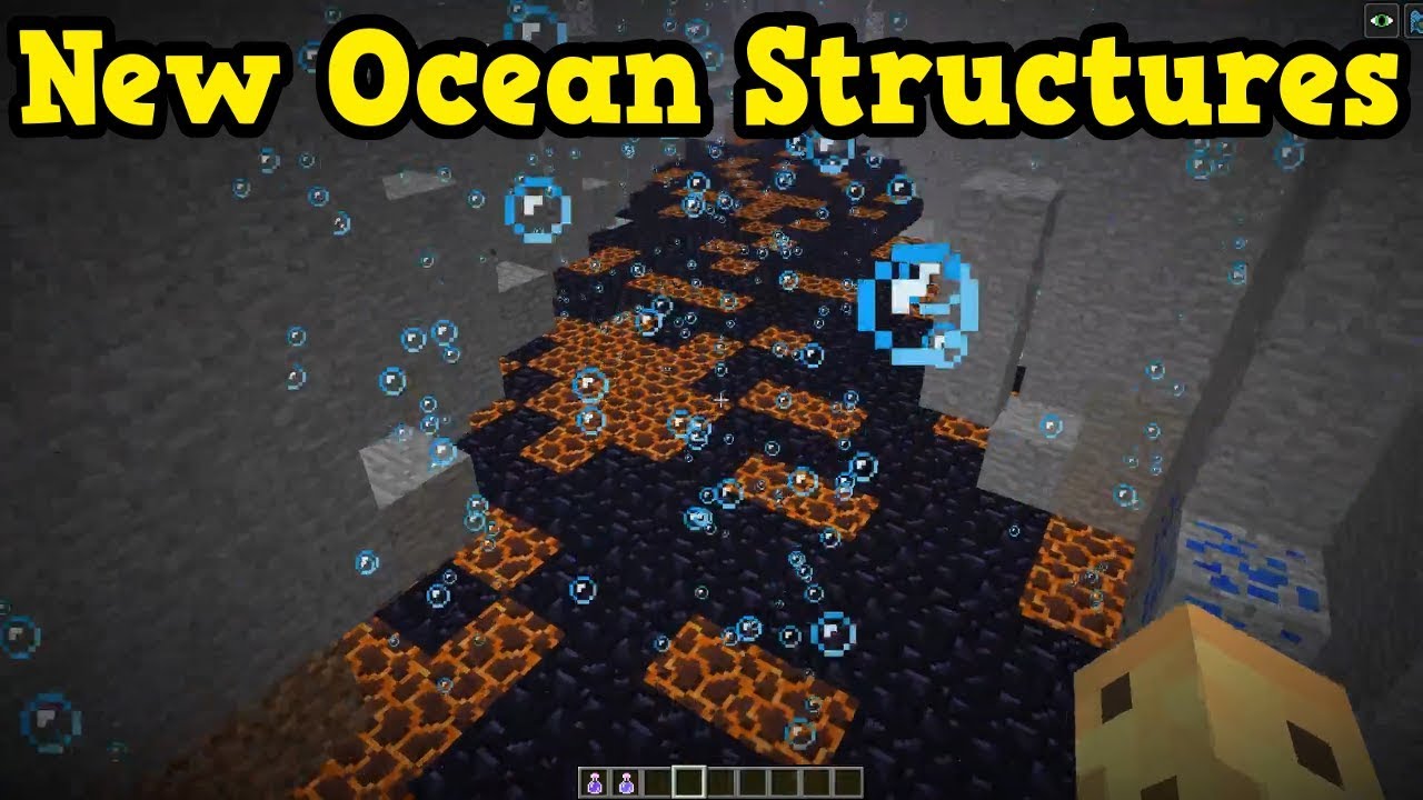 Minecraft 1 13 New Snapshot Magma Ravines Humidity Youtube