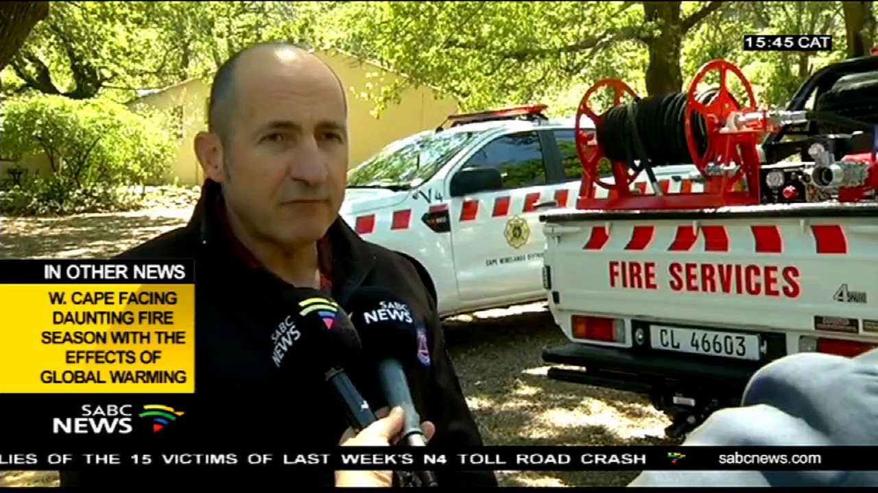 Western Cape is facing a daunting fire season