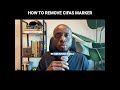 HOW TO REMOVE CIFAS MARKERS.